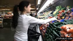 public anal insertion in Whole Foods