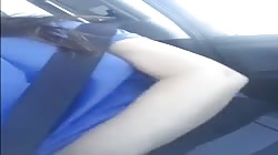 Kelli Anne Faville films herself masturbating while driving home from work
