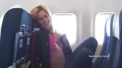 Lesbians Flashing On A Plane